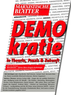 cover image of DEMOKRATIE in Theorie, Praxis und Zukunft